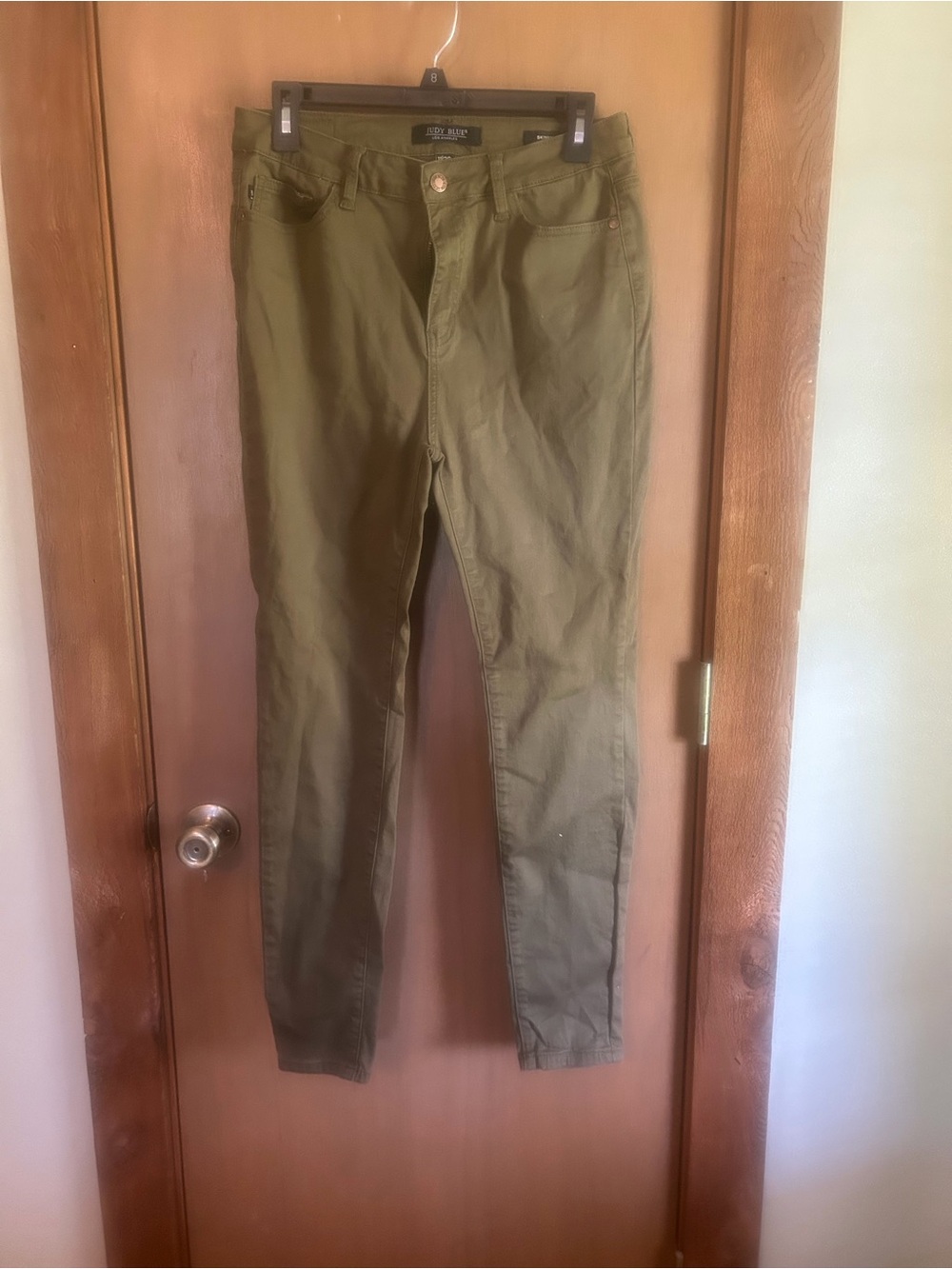 Judy Blue Olive Green Slim Chinos